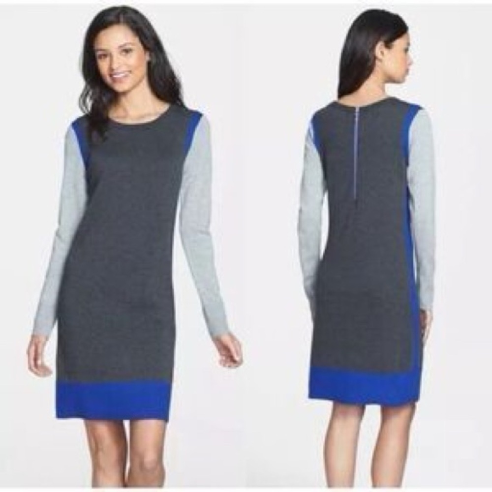 Eliza J colorblock sweater